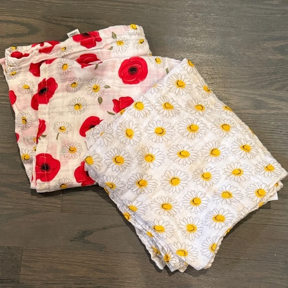 Floral Baby Swaddle Pack